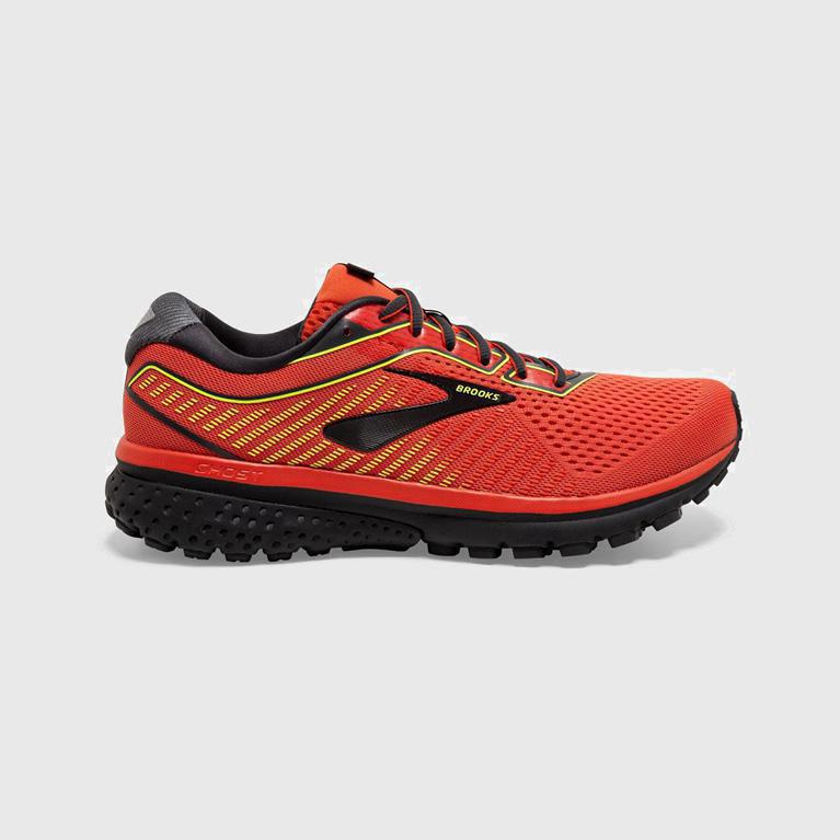 Brooks Ghost 12 Hardloopschoenen voor Heren Rood (ULHIY-4901)